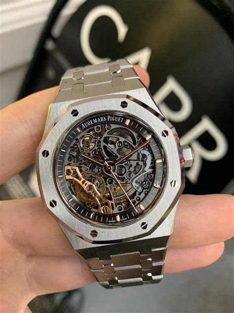 ap stainless steel watch|audemars piguet stainless steel.